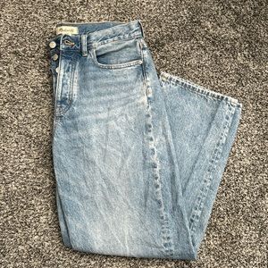 Madewell Low-Slung Straight Jeans - Size 27